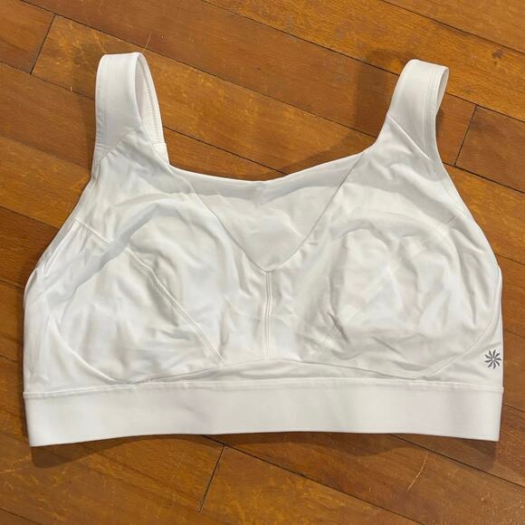 Athleta Size 38DD Invincible Bra Sports Athletic White - Picture 3 of 6